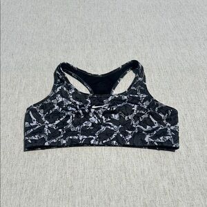 Women's Nike Dri-Fit Black and‎ Gray Sports Bra